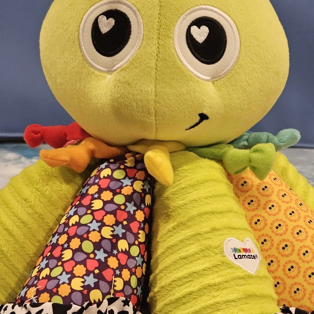 Lamaze Octopus Baby Toy Sensory Plush Squeaker Colorful‎ Legs Infant Toy